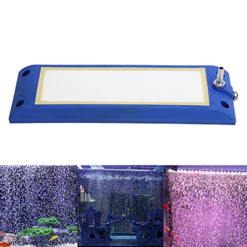 GLOGLOW Aquarium Air Stone Bars, 11.1 x 3.5in Nano Bubble Air Stone Disc Bubble Diffuser Release Tool for Air Pumps Fish Within 200cm/86.6in(L)