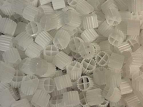 K1 Bio Filter Media Moving Bed Biofilm Reactor (MBBR) for Aquaponics, Aquaculture, Hydroponics - Ponds - Aquariums by Wholesale Koi Farm, (2 Gallons) - size: 2 Gallons