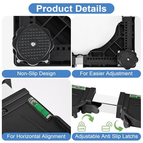 Mini Fridge Stand with Silicone Mat, Adjustable Height 4.1-5.1" Washer and Dryer Stand Base with 24"x24" Silicone Drip Tray Mini Refrigerator Stand Base for Furniture Portable Appliance Pedestal Black - color: Black (With Stand), size: 24"x24"x0.8"