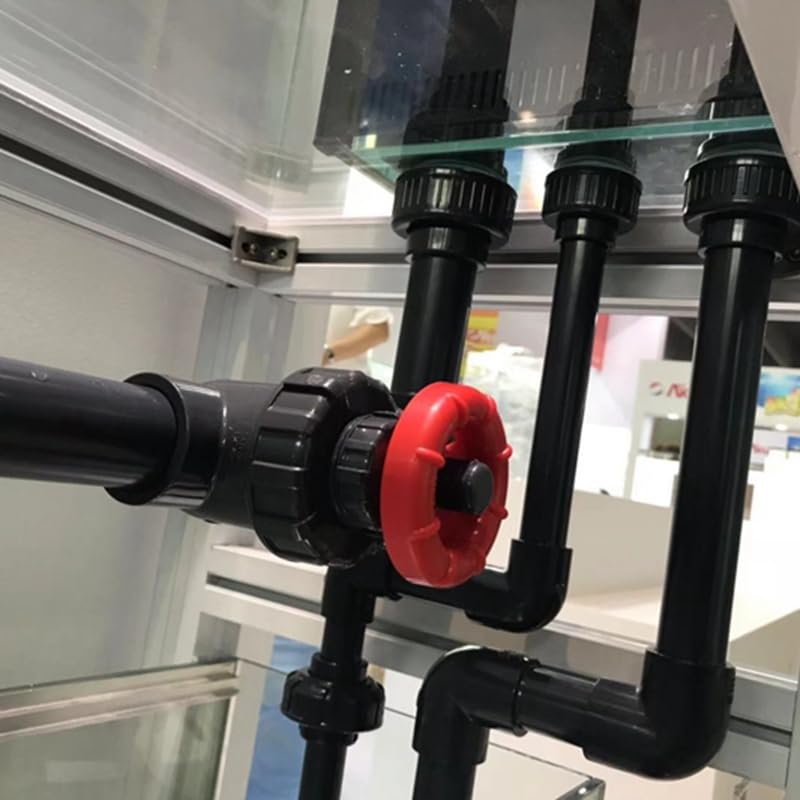 20/25/32/40/50/63mm UPVC Gate Valve Precision Flow Control PVC Sluice Valve Garden Irrigation Aquarium PVC Valve Ball Valve - size: 63mm DN50 Dark Gray