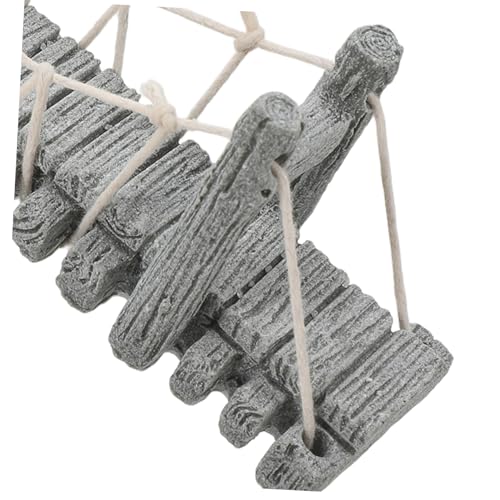 Unique Miniature Stone Bridge Decoration for Fish Tanks and Bonsai Gardens Handmade Landscape Ornament for Dollhouse and Aquascaping Compact Design for Elegant Garden Style