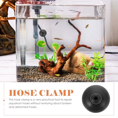 Gatuida 20 Pcs Aquarium Oxygen Pump Suction Cups Strong Rubber Fish Tank Air Pump Holders for Tubing Fixing and Accessories Installation