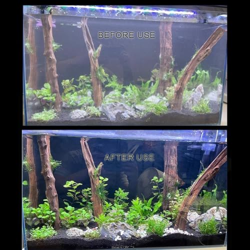 Aquarium Filter,Large Aquarium Filter Kit for Fish Tanks & Ponds - Multi-Stage External Filter Box with Filtration & Oxygenation, No Pump or Media Required for Optimal Water Quality - size: 40x30x66cm-A