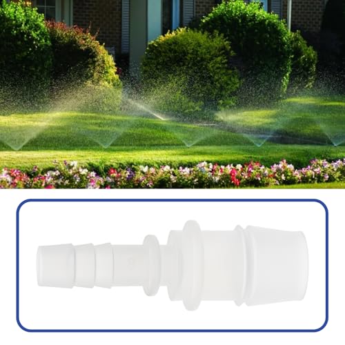 8Pcs Straight Hose Pipe Connector 8mm to 14mm Plastic Reducing Fitting for Garden Watering - size: 8mm to 14mm