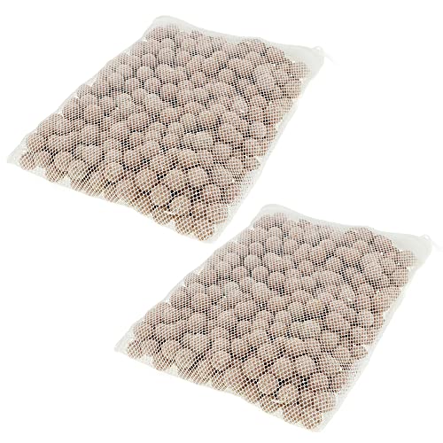 ALEGI 2 lbs Aquarium Ceramic Bio Filter Media Sphere for Freshwater Aquarium and Marine Fish Tank Sump, Canister Filter, Koi Ponds (2 lbs) - size: 2 lbs