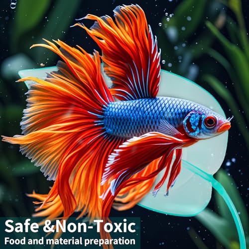 3 PCS Betta Fish Leaf Hammock,Beta Fish Toys,Betta Fish Tank Decorations Aquarium Decor,Crawling and Amphibian for Sleeping Hiding Breeding