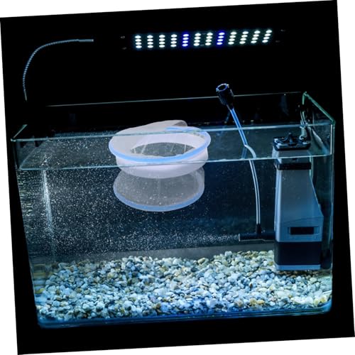 POPETPOP 2pcs Fish Spawning Incubator Floating Mesh Breeding Box for Aquarium Transparent Isolation Chamber for Sick Pregnant Fish Clean Water Monitoring Design