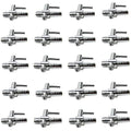 AQUANEAT Aquarium 1 Way Thread Valves, Air Flow Control Valves, Manifolds Distributor for Pumps Fish Room Air Systems,60pcs - size: 3 packs