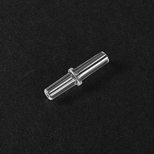 uxcell Aquarium Air Valve Connector Plastic Inline Tubing Straight Valves for 4mm Fish Tank Pond Air Line 20pcs
