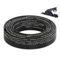50FT 1/4 DOT Air Line SAE J844 PA12 Nylon Air Hose with Cutter 1/4” OD Pneumatic Tubing DOT Approved 1/4 Air Brake Hose for Air Suspension Kit Truck Trailer Brake System & Fluid Transfer 15.5m - size: 1/4" OD 50FT