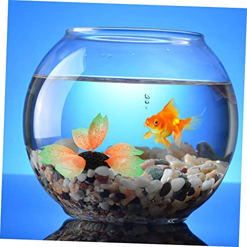 BESPORTBLE Fish Tank Coral Ornament Lifelike Artificial Plant for Aquarium Decor Night Glow Fluorescent Bubble Coral Orange for Fish Tank Landscape Adornment - color: Orange