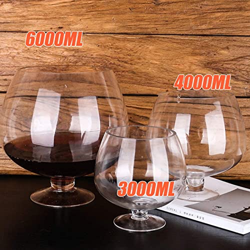 Oversize Large Draft Beer Glass Wine Cork Storage Big Capacity Bar Giant Ice Bucket,Fish Tank,Ornament,Used for Juice, Lemonade, Whiskey, Beer, Cocktail, Drink Glasses,135oz - size: 135oz