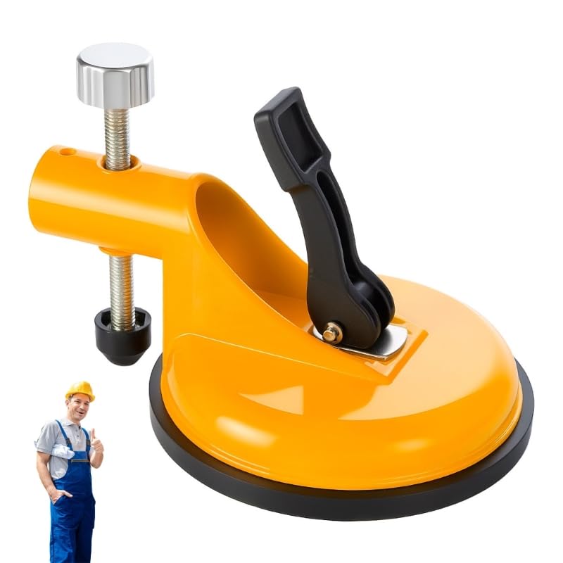 Adjustable Height Setter, Professional Countertop Leveling Tool with Vacuum Rubber Clamps, Floor Gap Fixer for Laminate, Wood, Tile, Vinyl Floor Gap Repair Tool, Seamless Tile and Slab Installation