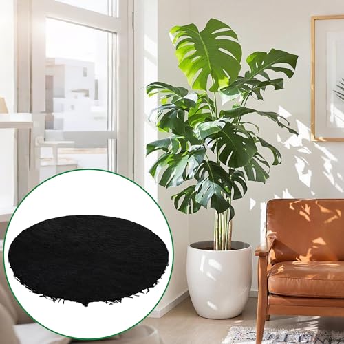 4 Pack Pot Mesh Drainage Discs, 12 Inch Thickened Drainage Hole Insert Pads, Reusable Plant Pot Bottom Mesh Mats for Indoor Outdoor Gardening to Prevent Soil Loss and Keep Root Healthy - color: 12 Inch-4 Pcs