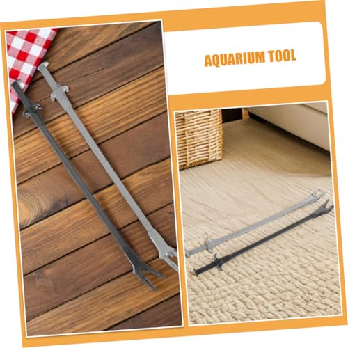 LIOOBO 4Pcs Extra Long Aquarium Tweezers Fish Tank Planting Tools for Aquascaping Feeding Maintenance Durable Aquarium Tools for Easy Aquatic Plant Care