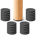 CHUNZEXI Non Slip Rubber Furniture Pads & Grippers, Self Adhesive Round Floor Protectors for Chair & Table Legs and Feet, 1 Inch, 24 Pack, Round - size: 1 inch 24 Round