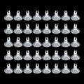 40PCS 5mm Aquarium Suction Cup Clips, Clear Airline Tube Holders for Fish Tank Air Hose, Clamps for Aeration Tubing Setup and Organization - size: 5mm