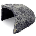 Rock Cave Habitat Hidden for Reptile and Amphibians.Terrarium & Aquarium Decor, Reptile hideout Hide Cave, Perfect for Bearded Dragons,Lizards,Snakes,Turtles,Geckos,Tortoises,Small Animals -Large Size - style: Extra Large Size ( Grey )