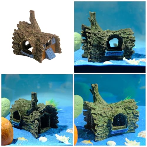 Fishtank Shrimp Breeding Artificial Driftwood Ornaments for Aquariums Terrarium Landscaping Shelter Decoration Resins Fish Accessories