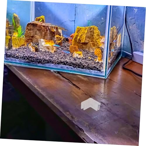 Yardwe 10Pcs Transparent Aquarium Corner Guards Durable Edge Protectors for Fish Tanks Furniture Safety Versatile Indoor Corner Bumpers for Unobstructed Views