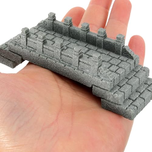 balacoo Miniature Arch Bridge Model Artificial Landscape Decor for Fish Tank Garden Unique Sandstone Design for Gardens Lawn Decoration and Aquatic Settings