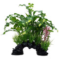 Fluval Aqualife Curly Aponogeton Plant Mix, Plastic Aquarium Plant Decoration