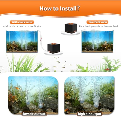 hygger Strong Aquarium Air Pump for Medium Large Fish Tank, Hydroponic Systerm, Household Commercial Use - size: 11W(Tank Up to 210 Gallon Aquariums)