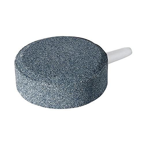 1.6 Inch Updated Crazy Air Mineral Ball Stone Cylinder Bubbler Plus Diffuser Aquarium Fish Tank Hydroponics Pump Airstones Diffuser 3/16" 5/16" Hose ID - size: 1.6"