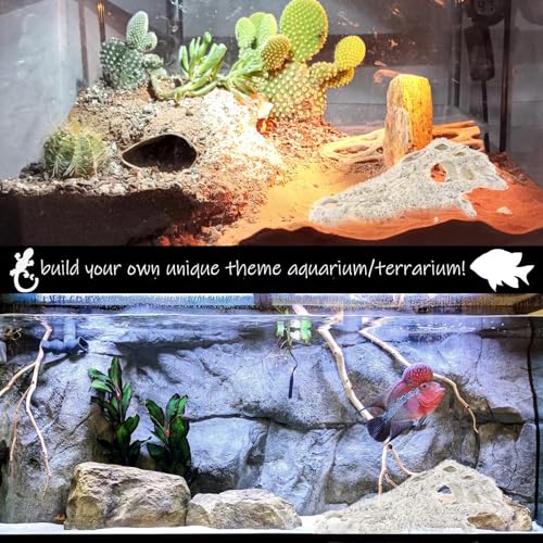 Animal Skull Fish Aquarium Hideout Decorations Cave Dinosaur Reptile Ornament Halloween Décor for Terrarium Large Betta Decor Bones - color: Crocodiles