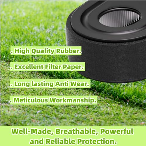(4-PK) 593260 798452 334404 Air Filter With Pre-Filter for Lawn Mower Air Cleaner, Fits B&S 550ex 675exi 725exi Series Troy Bilt TB110 TB200 TB230 4247 5432 5432k 09P00 09P702 550E 500EX 625 - style: 4PK 593260 Filters + 4PK Pre-Filters