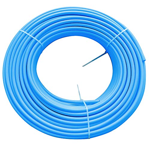 Beduan Pneumatic Nylon Tube 1/2"od SAEJ844 Air Line Nylon Hose Tubing for Air Brake System or Fluid Transfer（16.4ft 5Meter） - color: Blue, size: 1/2"OD 16.4FT