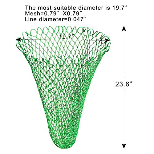 Foldable Replacement net Replacement Fishing Landing nets Replacement net Bag Load chum Bag