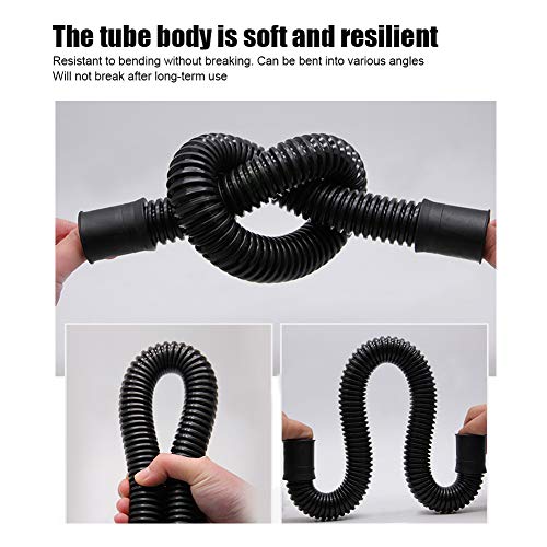 Fish Corrugated, Easy to Install Hose Corrugated Flexible Hose Fish Pond Connection Pipe for Aquarium Box Pond Pump(ID 40mm) - size: ID 40mm