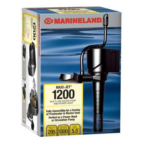 Marineland Maxi-Jet 1200, Multi-Use Water Pump and Power Head, Fully Convertible - size: 295/1300 gph