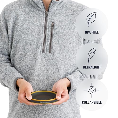 Sea to Summit Frontier Ultralight Collapsible Bowl, Medium (23 fl oz), Sulphur Yellow - color: Sulphur Yellow, style: Medium