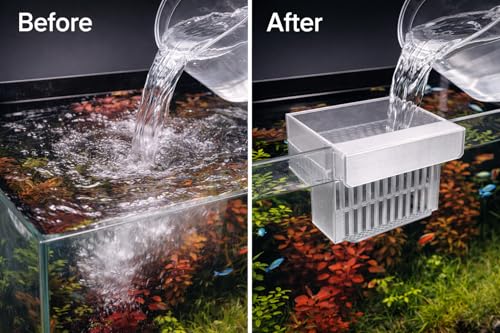 Aquarium Water Change Diffuser - Gentle Flow Designed for Smooth Water Changes (Clear, X-Large Tank (31-55 gal)) - color: Clear, size: X-Large Tank (31-55 gal)