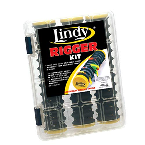 Lindy Rigger for Walleye Fishing - Keeps Snells and Rigs Organized and Tangle-Free, Lindy Rigger - size: One Size, style: Lindy Rigger 3-pack Kit