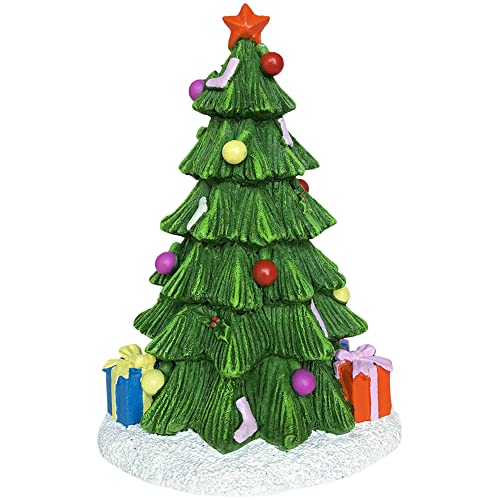 SLOCME Aquarium Christmas Tree Decorations - Fish Tank Christmas Tree Statue Holiday Decoration for Aquarium Betta Fish
