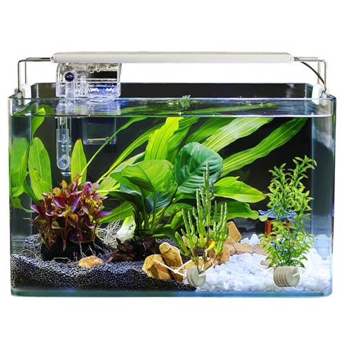 SnowTing 30 PCS Aquarium Plant Weights with Cable Ties, Aquarium Plant Anchors for Fixing Aquatic Live Plants, Anti-Floating Stone Flakes Weighted Blocks, Green