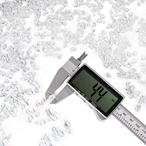 Crushed Glass for Resin Art, Broken Glass Pieces for Crafts Vase Filler Home Decorations,Crushed Glass for Crafts,3-6mm,1.5 Pound (Crystal/Transparent) - color: Crystal/Transparent