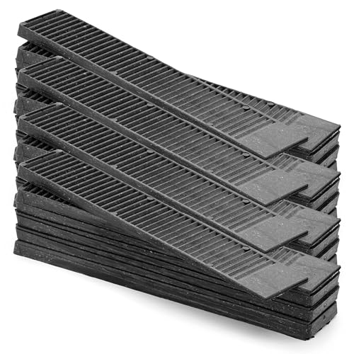 Composite Shims (24 Pack) - Hard Composite Shims for Home Improvement - Never Rot for Leveling - Restaurant Table Levelers - Table Wedges - Toilet Levelers - DIY Furniture Levelers - Stock Your Home