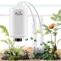 Pawfly Aquarium Air Pump, 80 GPH Fish Tank Air Pump for Tank up to 120 Gallons, Ultra Quiet Adjustable Oxygen Pump with Airline Tubing, Air Stone & Check Valve, Aerator for Fish - size: 3.5 W (Up to 120 Gallons)
