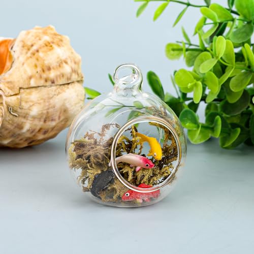 20pcs Fake Koi Fish Figurines Mini Fish Cute Miniature Fake Fish, Mini Goldfish Figurines, Mix Colorful Koi Fish, Tiny Carps Tank Supplies, Fairy Garden Ornament Decoration Plastic Animals Tiny