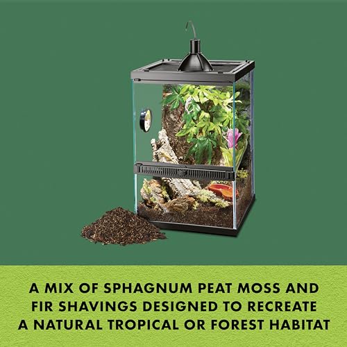 Zilla Pet Reptile Terrarium Substrate Bedding, Jungle Mix, for Frogs, Rainforest Geckos, Toads and Snakes, 8 Quart - size: 8 Quarts (Pack of 1)