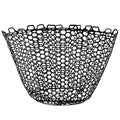 Alwonder Fishing Nets Silicone Replacement Netting, Clear Black Fly Ice Fishing Net Landing Kayak Nets Without Handle for Freshwater Saltwater Foldable Soft Flexible Trout Net Silicone Mesh