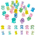 60PCS Mini Dog Decor for Dollhouse Resin Animal Tiny for Crafts Micro Miniature Owls for Fairy Garden Dollhouse Micro Landscaping Decoration - style: DOG