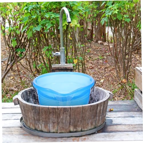 MAGICLULU Plastic Water Storage Bucket Portable Wash Bucket for Home Dormitory Cleaning