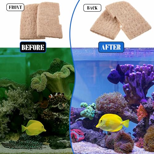 Threlaco 10 Pack Ammonia Remover Pads Compatible with Fluval 307/407/306/406, Aquarium Filter Replacement Pads for Fish Tank (Ammonia Remover) - color: 306/307/406/407 Ammonia Remover