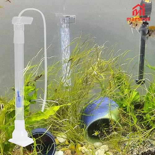 Marsrut 5pcs Under Gravel Filter Aquarium Uplift Tube, Undergravel Bottom Filters for Fish Tanks Water Cleaner Small Board Air Clean System Freshwater Saltwater, Clear Tubing Accessory Kit