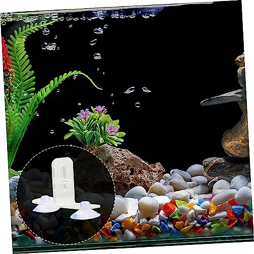 4sets Aquarium Divider Clips Cups Isolation Board for Fish Tank Separation and Breeding Transparent Design for Easy Installation